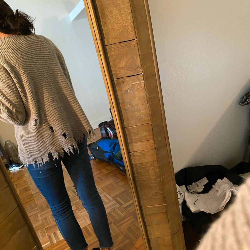 Gray sweater